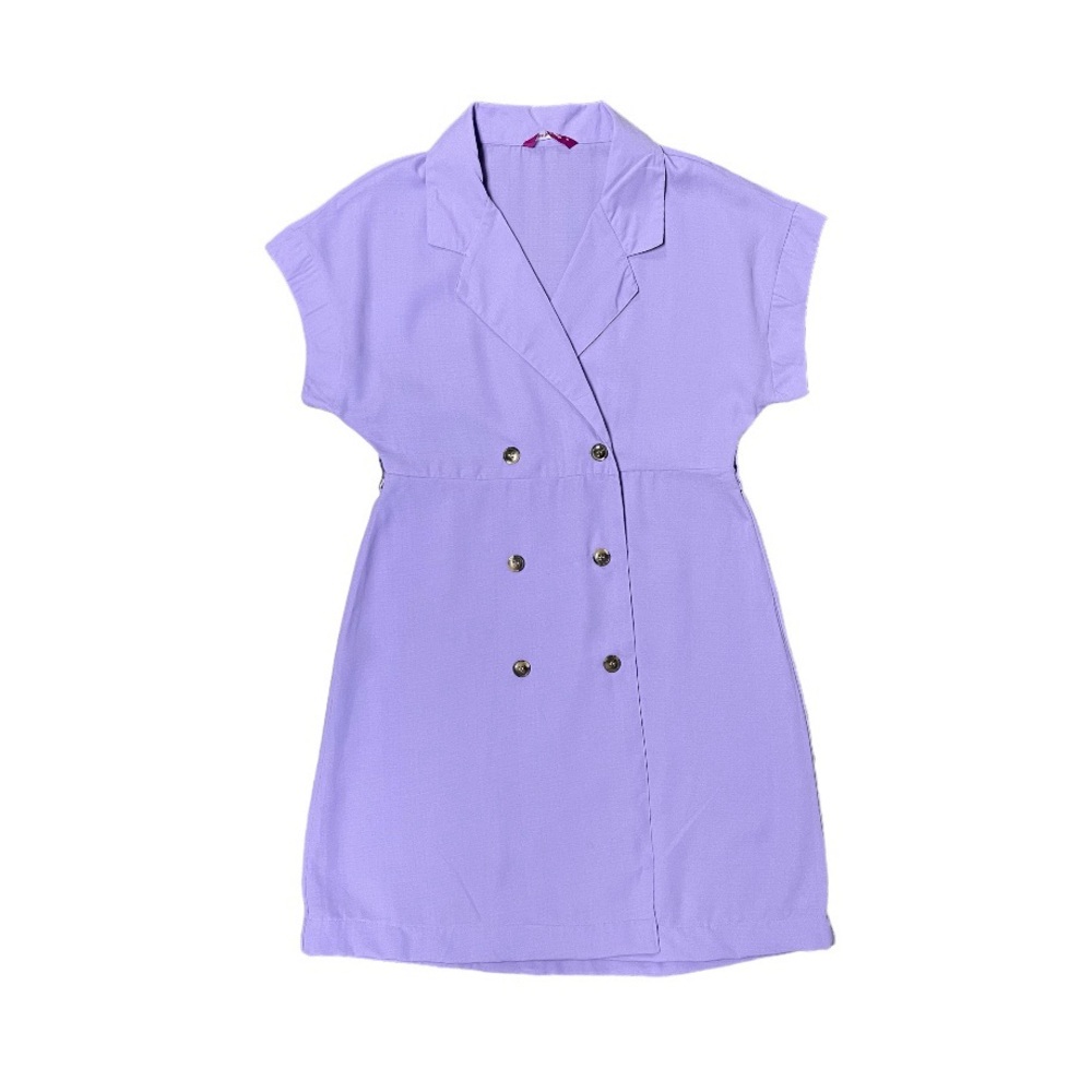 Marie Claire Paris A-Line Shirt‎ Dress Women’s Medium Lilac Purple